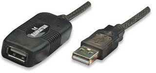 150958 Cable de Extensión Activa USB de Alta Velocidad USBA Macho/ A Hembra - 20m, con repetidor incluido. 150958 Cable de Extensión Activa USB de Alta Velocidad USBA Macho/ A Hembra - 20m, con repetidor incluido.